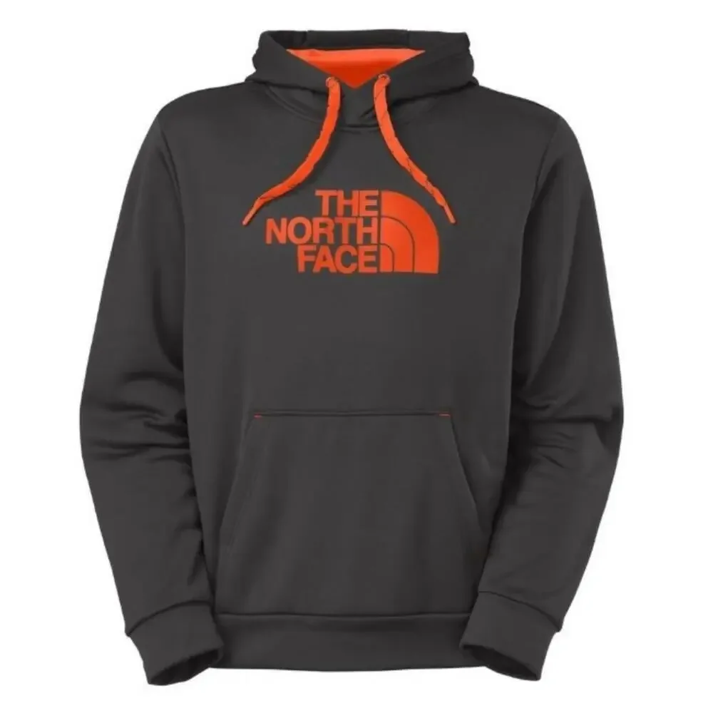 The North Face Men's Halfdome Hoodie Gray Orange